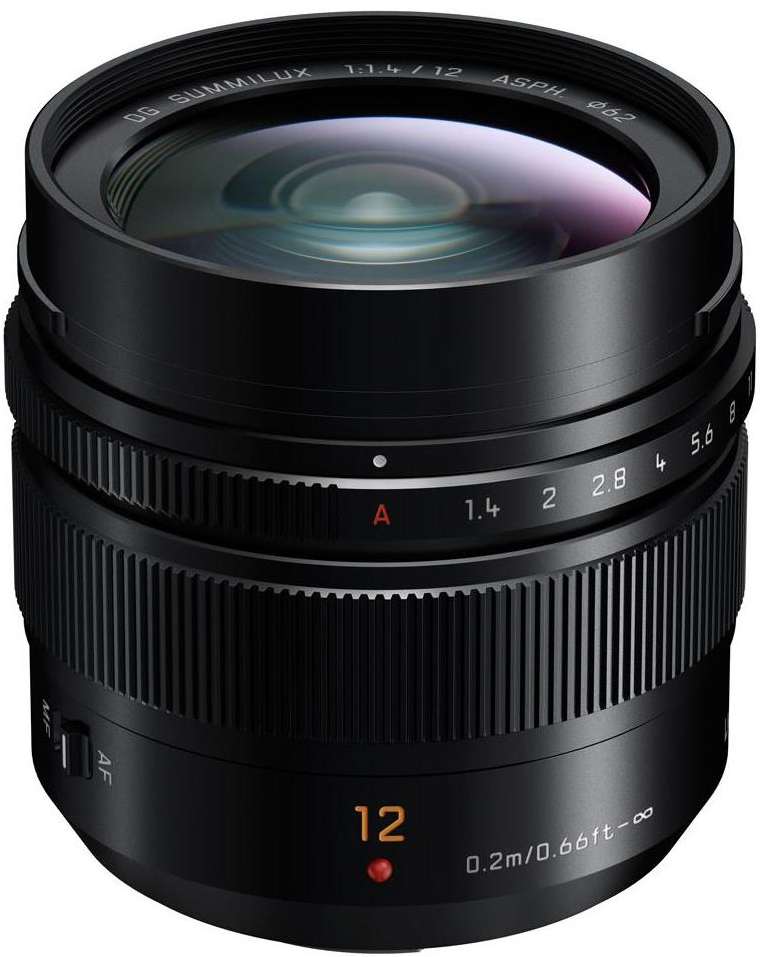 Panasonic Lumix G Leica DG Summilux 12mm f/1.4 ASPH Lens for Micro Four Thirds